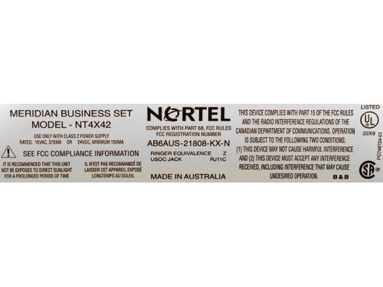 Nortel Meridian M5316 Black Display Phone (NT4X42) - Grade A Nortel Meridian M5316 Black Display Phone (NT4X42) - Grade A