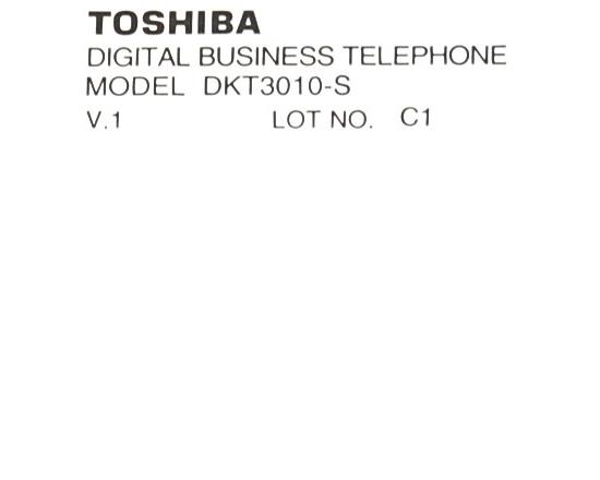 Toshiba Strata DKT3010-S 10-Button Charcoal Speakerphone Toshiba Strata DKT3010-S 10-Button Charcoal Speakerphone