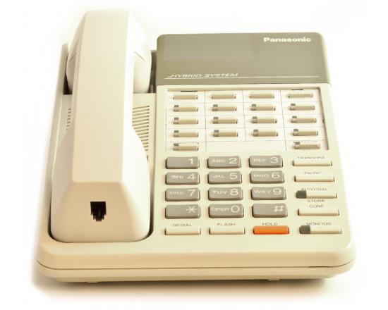 Panasonic Hybrid System KX-T7050 White 12 Button Telephone Panasonic Hybrid System KX-T7050 White 12 Button Telephone