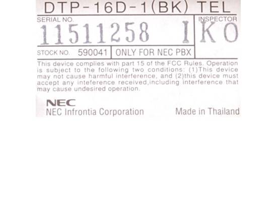 NEC Dterm Series E DTP-16D-1 Black Display Speakerphone (590041) - Grade A NEC Dterm Series E DTP-16D-1 Black Display Speakerphone (590041) - Grade A