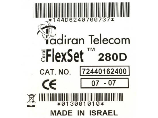 Tadiran Coral Flexset 280D 28-Button Charcoal Display Phone - Silver Face - Grade B Tadiran Coral Flexset 280D 28-Button Charcoal Display Phone - Silver Face - Grade B