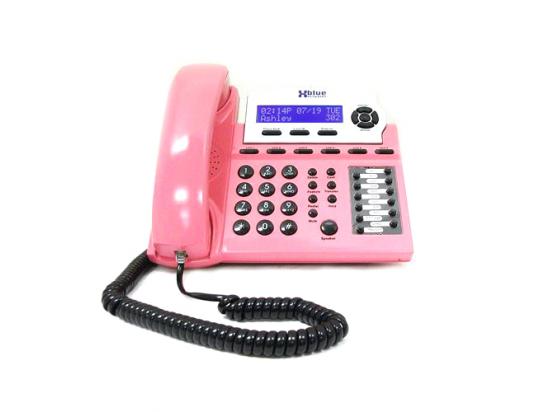 XBlue Networks XB-1670-75 6-Line Digital Display Speakerphone Pink (1670-75)