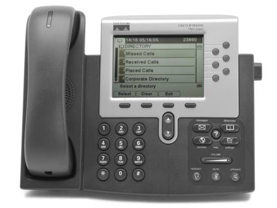 Cisco CP-7961G-GE Gigabit IP Display Speakerphone - Grade B Cisco CP-7961G-GE Gigabit IP Display Speakerphone - Grade B