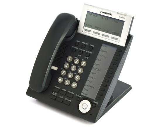 Panasonic KX-NT366-B Backlit LCD IP VoIP Phone Black - Grade B