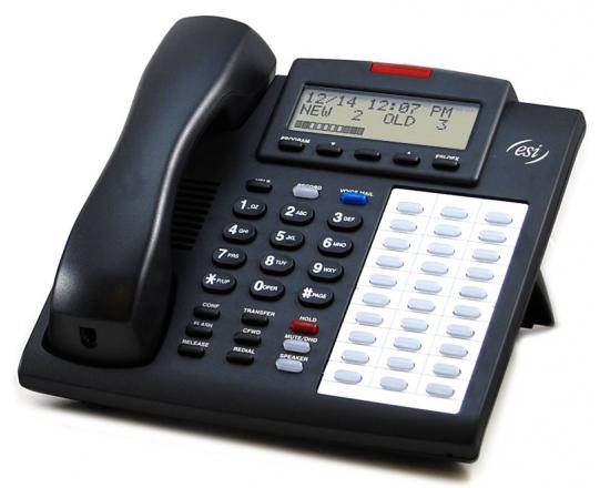ESI Communications CCS 48 FP w/HSJ Charcoal Phone