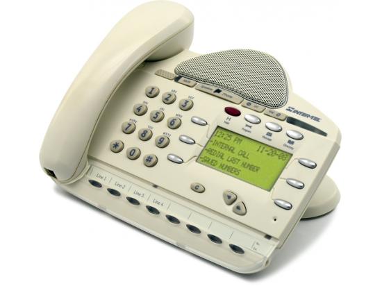 Inter-tel Encore CX/Mitel 3000 8 Button White Display Phone (618.6000)
