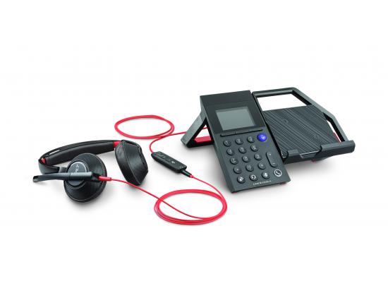 Plantronics Poly Elara 60 WS Mobile Phone Station w/ Blackwire 5220 Headset 