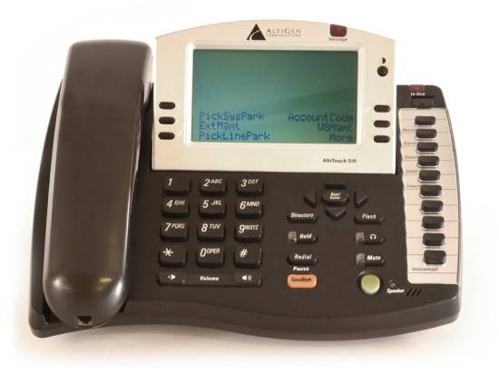 Altigen AltiTouch 510 Charcoal IP Display Speakerphone - Grade B Altigen AltiTouch 510 Charcoal IP Display Speakerphone - Grade B