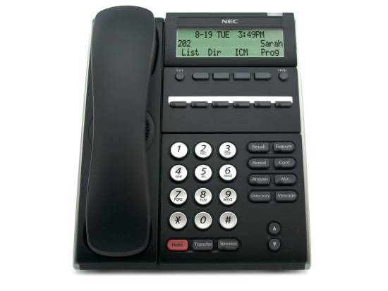 NEC Univerge DTL-6DE-1 Black 6-Button Display Speakerphone (680001) NEC Univerge DTL-6DE-1 Black 6-Button Display Speakerphone (680001)