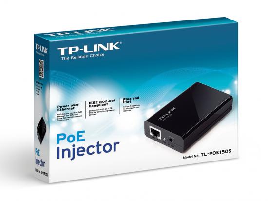 TP-Link TL-POE150S Gigabit PoE Power Injector, 48V DC, 15.4W TP-Link TL-POE150S Gigabit PoE Power Injector, 48V DC, 15.4W