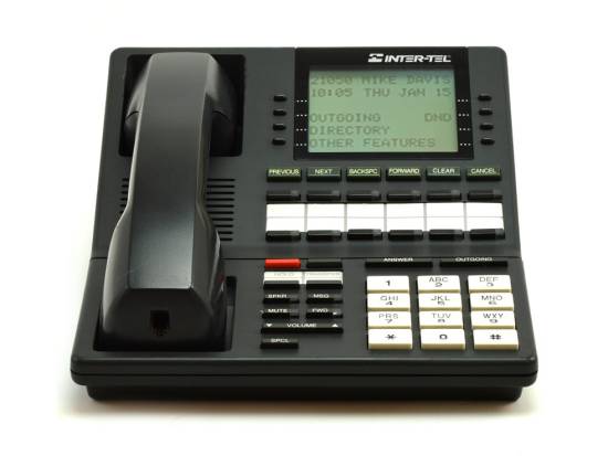 Inter-tel Axxess 550.4100 Charcoal Executive Display Speakerphone - Grade B Inter-tel Axxess 550.4100 Charcoal Executive Display Speakerphone - Grade B