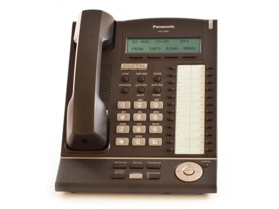 Panasonic KX-T7633-B 24 Button Digital Display Phone Charcoal Panasonic KX-T7633-B 24 Button Digital Display Phone Charcoal