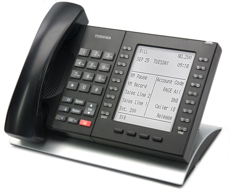 Toshiba Strata DP5130-SDL Black Backlit Large Display Speakerphone - Grade B
