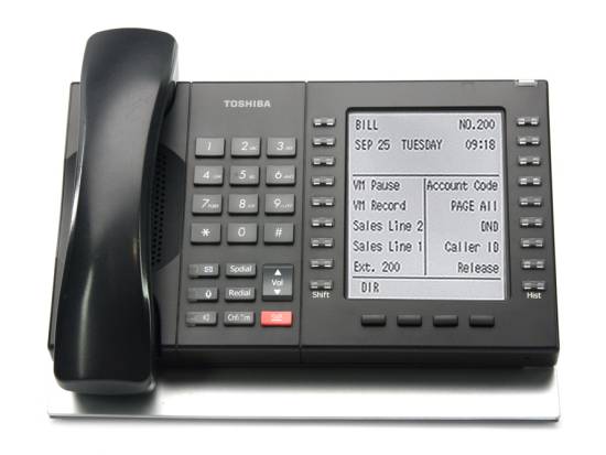 Toshiba Strata Full Duplex DP5130-FSDL Black Digital Backlit Display Speakerphone - Grade B Toshiba Strata Full Duplex DP5130-FSDL Black Digital Backlit Display Speakerphone - Grade B
