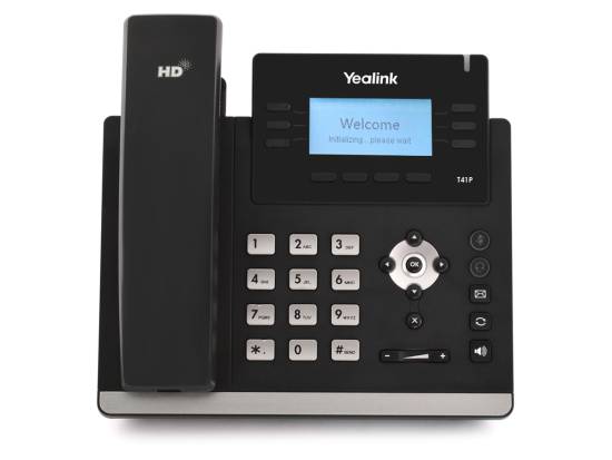 Yealink SIP-T41P 6-Line Black IP LCD Display Speakerphone Yealink SIP-T41P 6-Line Black IP LCD Display Speakerphone