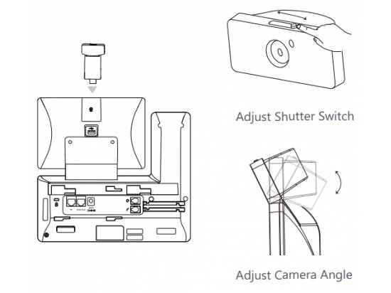 Yealink CAM50 HD Video Camera for T58V and T58A IP Phones Yealink CAM50 HD Video Camera for T58V and T58A IP Phones