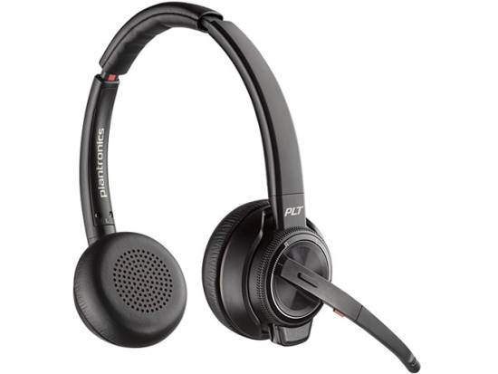 Poly Savi 8220 Office Wireless DECT Binaural Headset Poly Savi 8220 Office Wireless DECT Binaural Headset