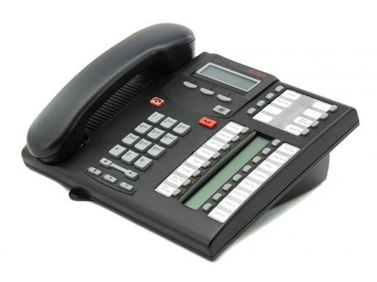 Nortel Norstar/BCM T7316E 24-Button Charcoal Enhanced Executive Phone (NT8B27) New - Avaya Branded