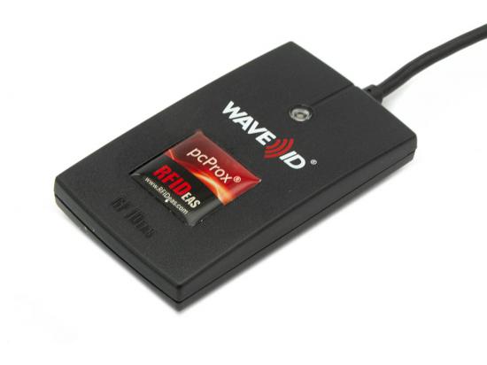 RF Ideas pcProx 82 Series 13.56MHz CSN Black USB RF ID Reader - Grade A