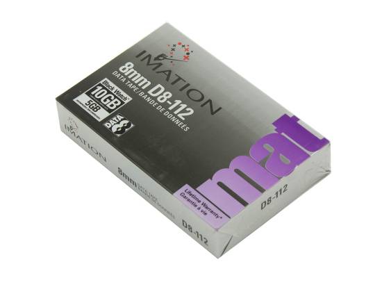 Imation D8-112 2.5GB 8MM 112-Meter Tape Data Cartridge Imation D8-112 2.5GB 8MM 112-Meter Tape Data Cartridge