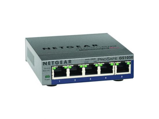 Netgear Pro GS105E 5-Port Gigabit Smart Switch - Grade A 