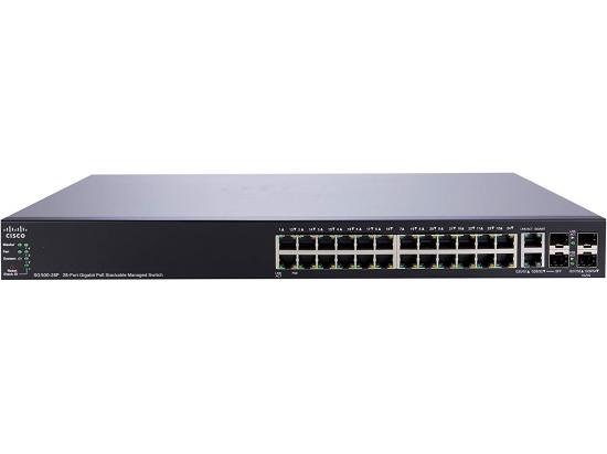Cisco SG500-28P 28-Port PoE Stackable Managed Switch - Grade A 