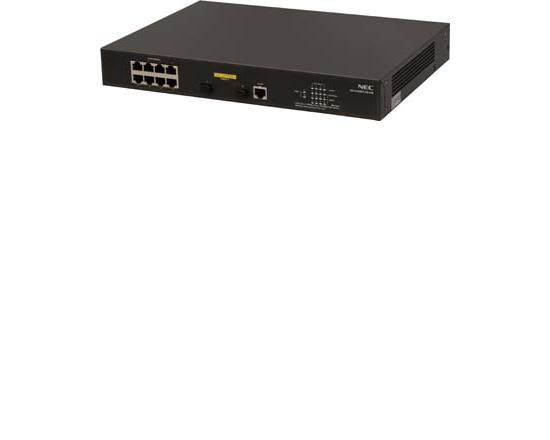 NEC QX-S1008GT-2G-PW 8-Port Gigabit PoE Ethernet Switch - New