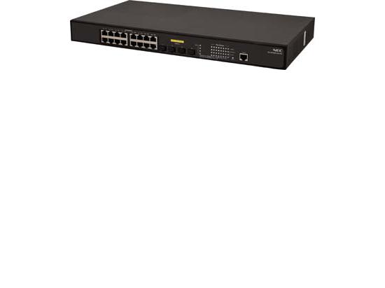 NEC QX-S1016GT-4G-PW 16-Port PoE Gigabit Ethernet Switch - New