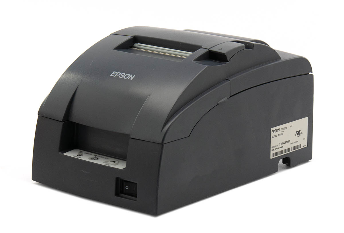 Micros Epson TM-U220B M188B  POS Dot Matrix Receipt Printer w Micros IDN 