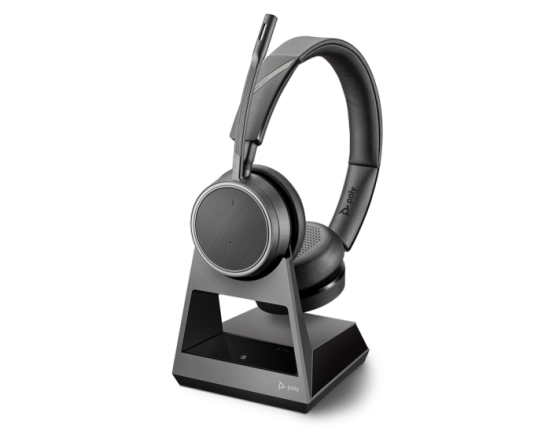 Plantronics Voyager 4220 Office Stereo Bluetooth Headset w/ 2-Way Base USB-A - New