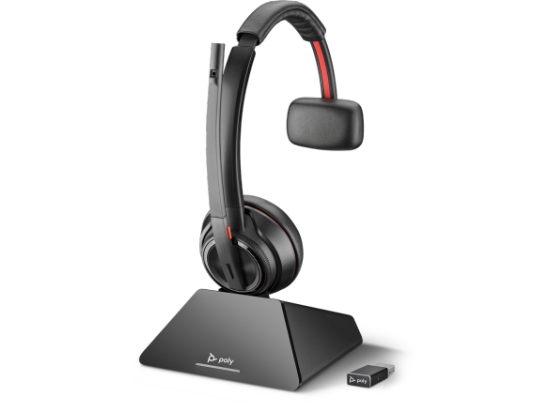 Plantronics Savi 8210-M UC USB-A DECT Wireless Mono Headset - Microsoft - New