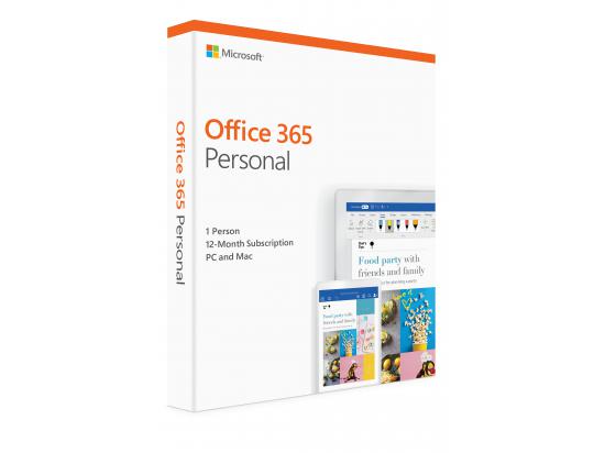 Microsoft Office 365 Personal Single User 12-Month Subscription - Retail Package