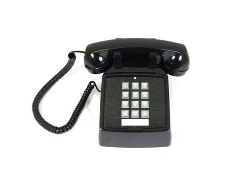 Cortelco 2500 Black Desk Phone W Volume Control New