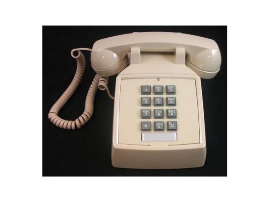 Cortelco 2500 Ivory Desk Phone w/Volume Control - Grade A