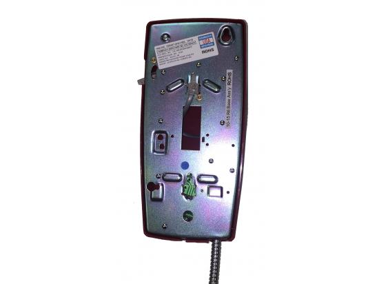 Cortelco 2554 Red No Dial Armored Wall Phone w/ Metal Cradle - New Cortelco 2554 Red No Dial Armored Wall Phone w/ Metal Cradle - New