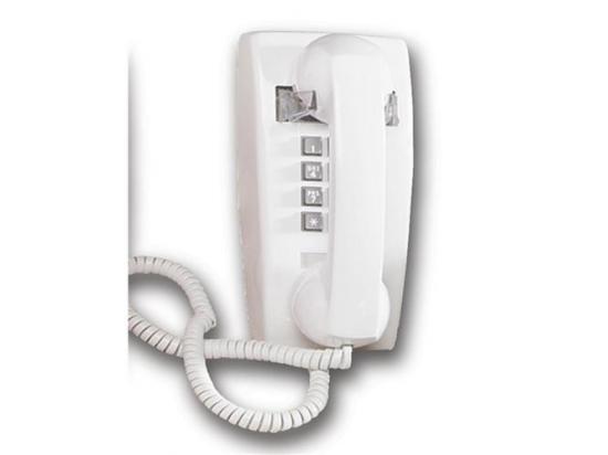 Cortelco 2554 White Wall Phone w/ Volume Control - New