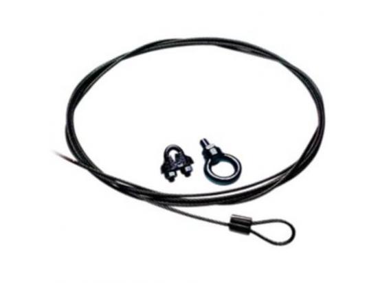 Bogen Black 10 Foot Cable and Clamp