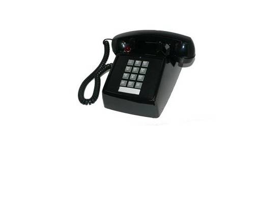 Cortelco 2500 Black Desk Phone w/ Message Light - New Cortelco 2500 Black Desk Phone w/ Message Light - New