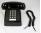 Cortelco 2500 Black Desk Phone w/ Message Light - New