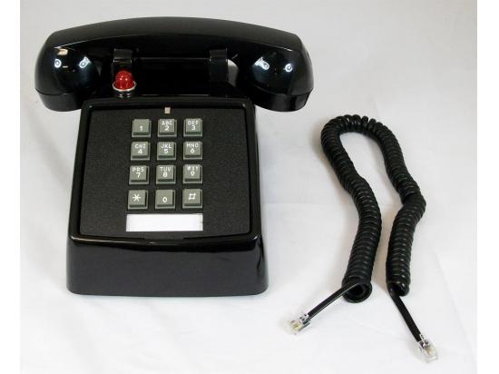 Cortelco 2500 Black Desk Phone w/ Message Light - New