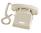 Cortelco 2500 Ash Desk Phone w/ No Dial Pad - New