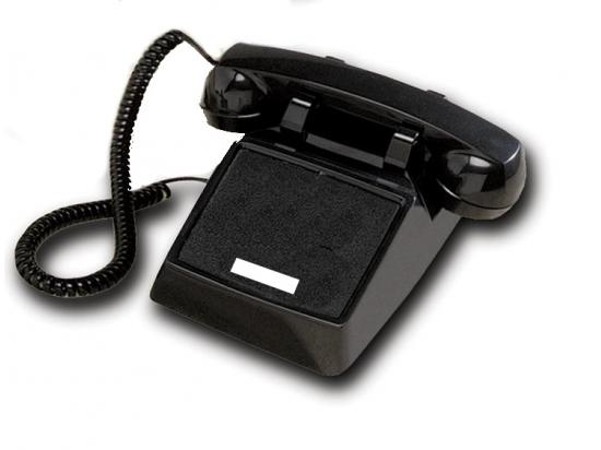 Cortelco 2500 Black Desk Phone w/ No Dial Pad - New