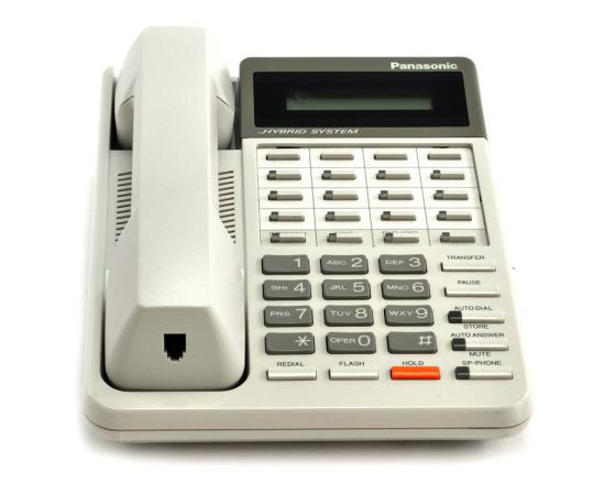 Panasonic Hybrid System KX-T7030 White Digital Display Phone - Grade A Panasonic Hybrid System KX-T7030 White Digital Display Phone - Grade A