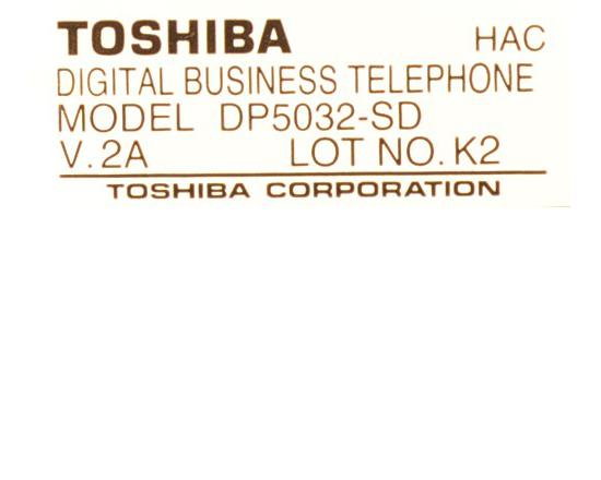 Toshiba DP5032-SD 20-Button Display Speakerphone for Strata Toshiba DP5032-SD 20-Button Display Speakerphone for Strata