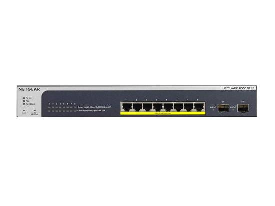 Netgear GS510TPP 8-Port Gigabit PoE+ Smart Managed Switch (190W) Netgear GS510TPP 8-Port Gigabit PoE+ Smart Managed Switch (190W)