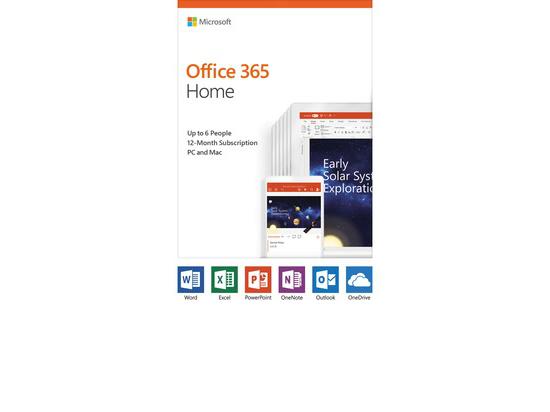 Microsoft Office 365 Home 6 User 12-Month Subscription - License Key 