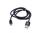 Generic  Braided Nylon USB-C Charging Cable Black 3ft