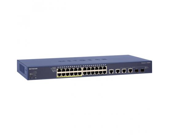Netgear FS728TLP 24-Port 10/100 PoE Switch - Grade A