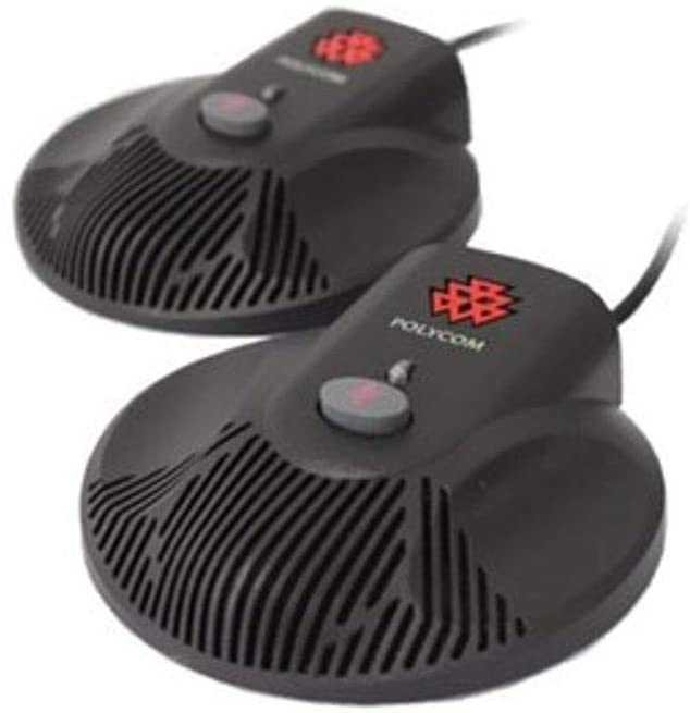 3x Polycom SoundStation 2w Extended Microphone 2201-67840-101 Mic Pod for sale online 