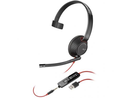 Poly Blackwire 5210 USB-A Monaural Headset - Grade A